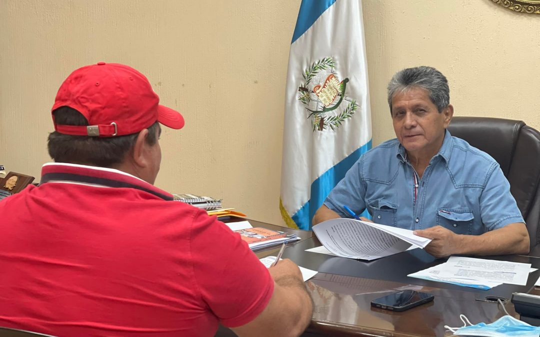 Se firman 4 convenios de proyectos 2022 para el municipio de Gualán
