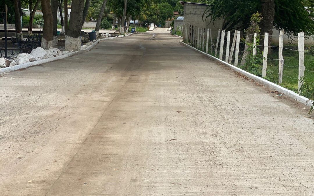 Proyecto  Mejoramiento de calle principal sector la quebrada, Aldea el Rosario, Río Hondo, Zacapa