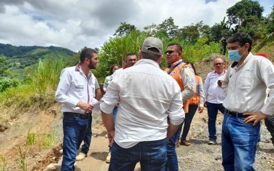 Realizan visita interinstitucional de campo a lugares afectados en el Municipio de la Unión